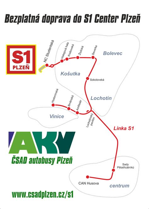 s1 center plze|V Plzni jezdí bezplatná autobusová linka. Vozí